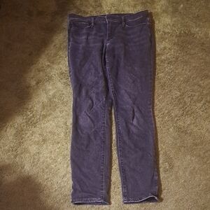 Athleta Womens Black Skinny Leg Jeans Size 8.